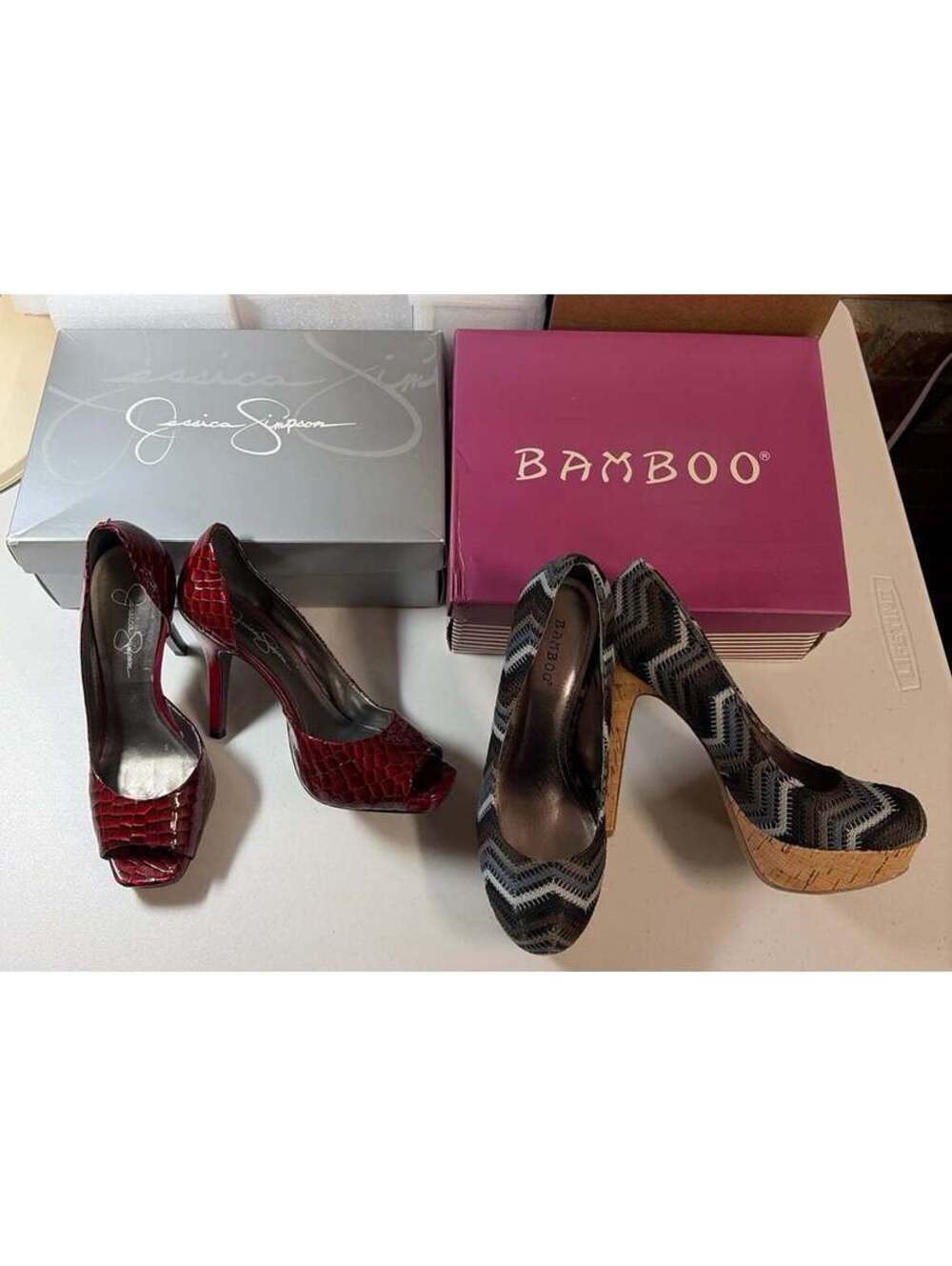 BUNDLE - Jessica Simpson & Bamboo designer high heels (size 7 & 8)